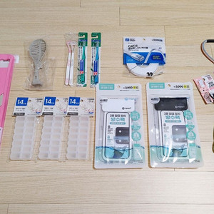 스마트폰 방수팩+랜케이블 외 생활잡화 (새상품) 이미지