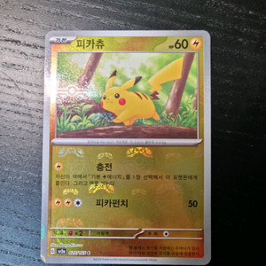 포켓몬카드 피카츄 마스터볼 이미지