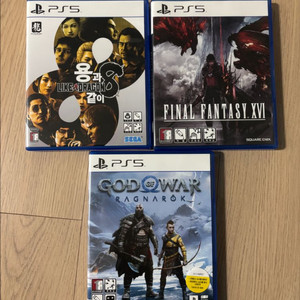 PS5 게임 타이틀 3종 일괄 이미지
