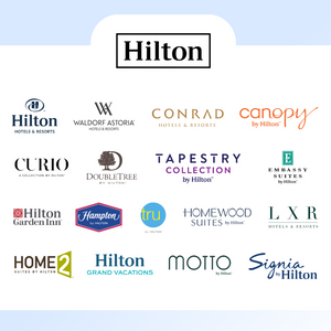 힐튼 Hilton 계열 호텔 1박 숙박권 50% 할인 (2인 조식, 룸 업그레이드, 4pm checkout 포함) 이미지