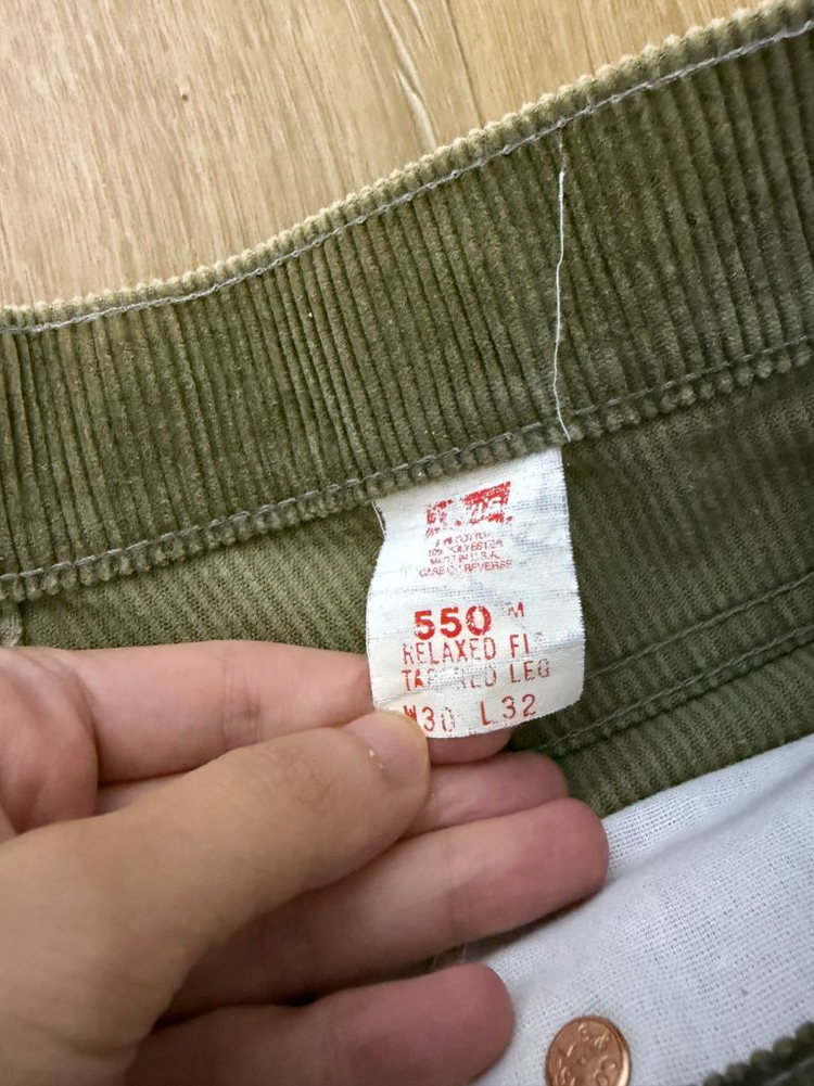 리바이스 levis 빈티지 코듀로이 카키 팬츠. 바지 - 정말 저렴히 정리~~~ 이미지
