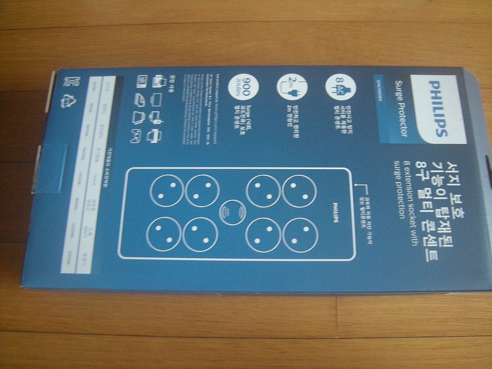 필립스멀티탭8구2m+스마트폰 스탠드usb케이블거치대/나이키 아디다스 러닝캠핑아이폰 엘지삼성tv모니터 노트북 아이폰 이미지