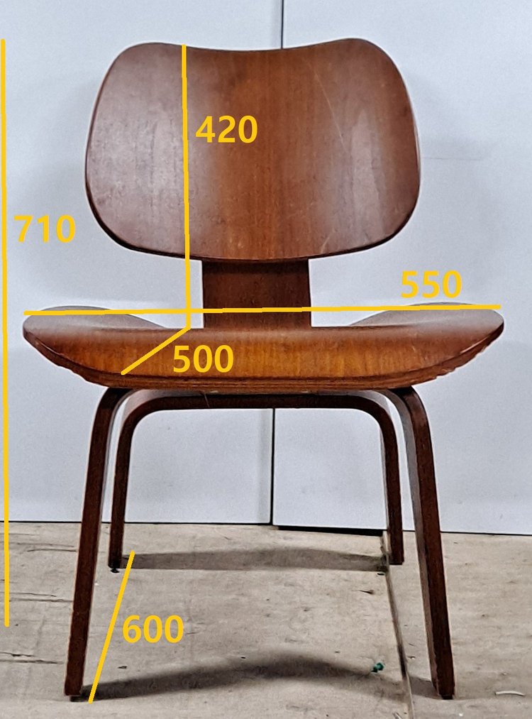 임스 몰디드 플라이우드 라운지 의자 (Eames Molded Plywood Lounge Chair)(Hommage) 이미지