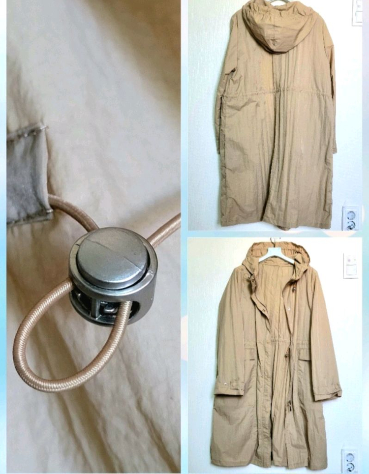 지베르니 방풍,방수후드트렌치55 이미지