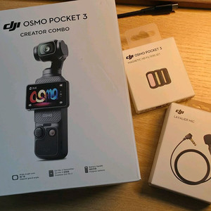 오즈모 포켓3 크리에이터 콤보 + 512gb sd카드 + 추가 구성 이미지