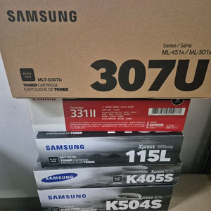 MLT-D307U,MLT-D115L,K405S,K504S,캐논331ll 이미지