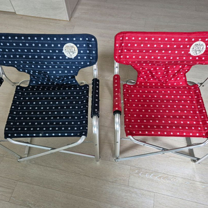 코베아 캠핑용 접이식 의자 2개 세트 이미지