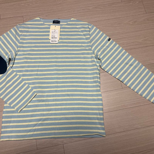 (새것)세인트제임스 단가라 엘보 패치 긴팔티 L 정상가13.8만 이미지