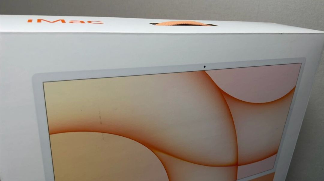 M1 2021 아이맥 24 오렌지 16GB RAM 이미지