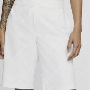 나이키 우먼 UPF40+ 골프 반바지 화이트 S 이미지