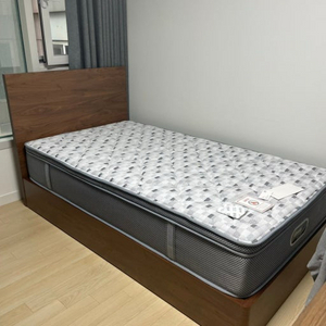 시몬스 침대 뷰티레스트 바바라 슈퍼싱글 매트리스 지누스 ss 프레임 이미지