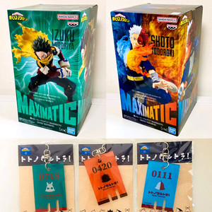 미개봉)나히아 미도리야 토도로키 반다이 맥시매틱 피규어 신호등조 키링 일괄 바쿠고 이미지