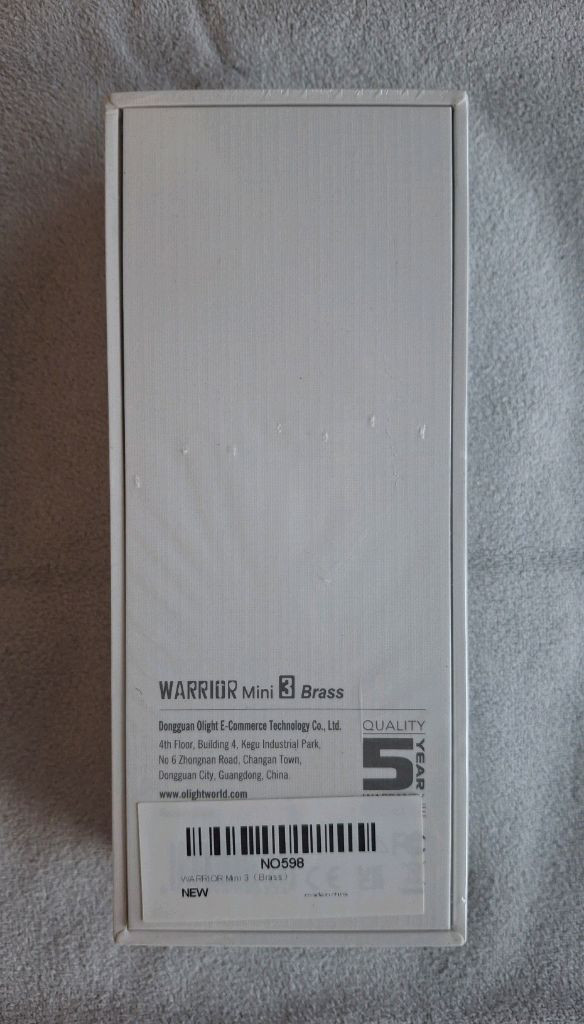 오라이트 워리어 미니3 Brass 손전등 플래쉬라이트 랜턴 이미지