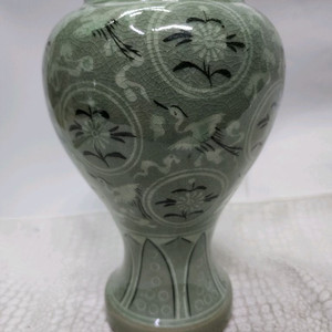 도암 지순탁 고려청자 화병 이미지