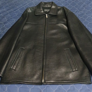 마르코폴로 양가죽100% 봄버 가죽자켓 블랙 (105) 이미지