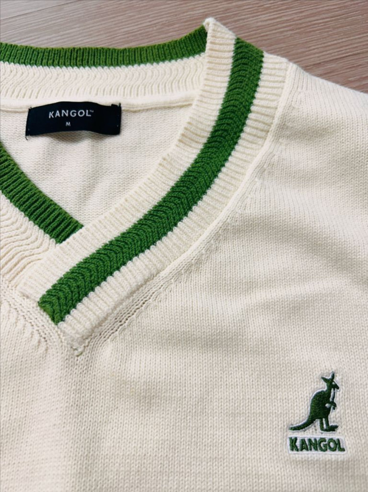 캉골 니트 조끼 베스트 M사이즈 이미지