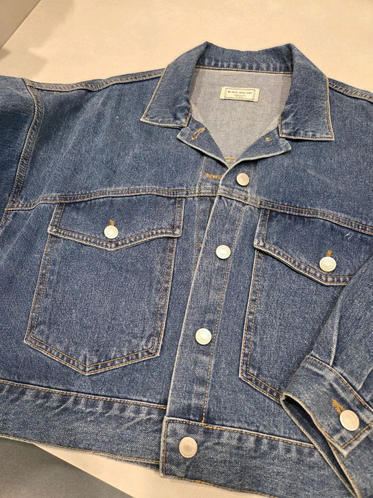 데일리 데님 자켓 (프리사이즈/거의새옷) 이미지