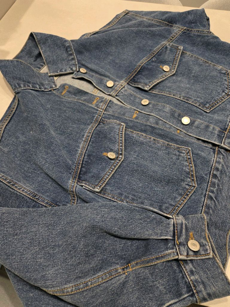 데일리 데님 자켓 (프리사이즈/거의새옷) 이미지