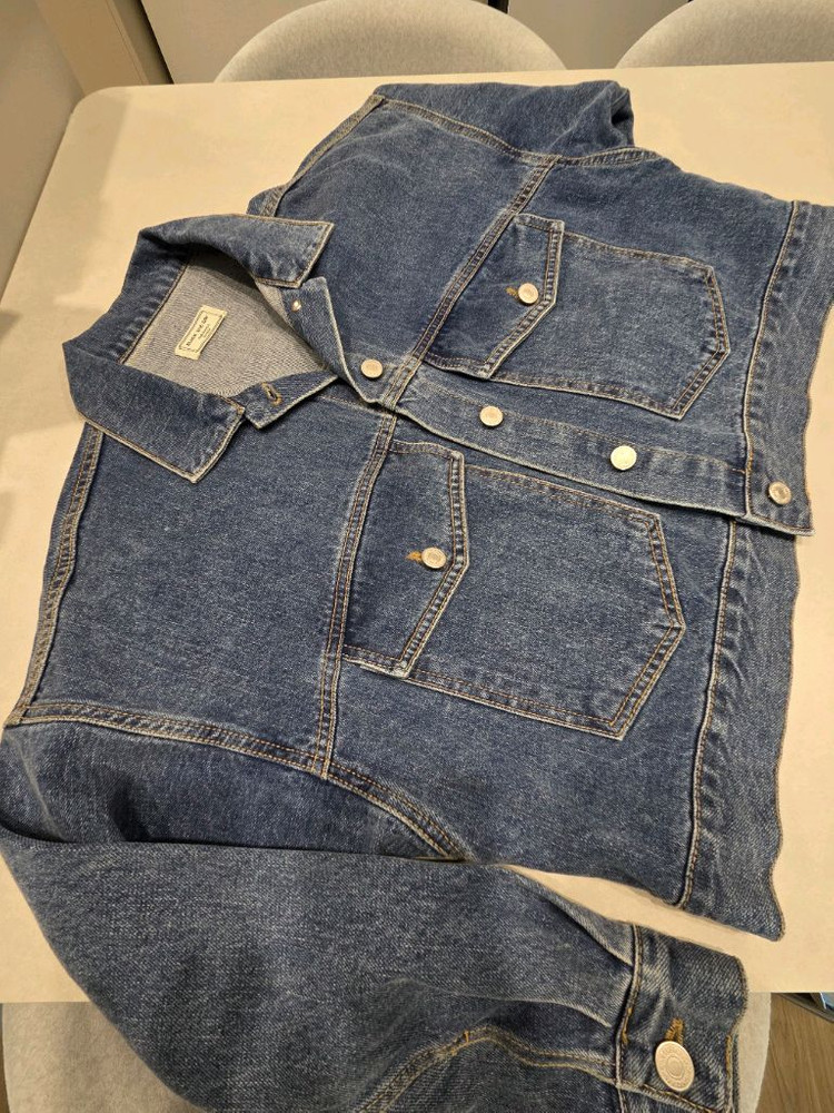 데일리 데님 자켓 (프리사이즈/거의새옷) 이미지