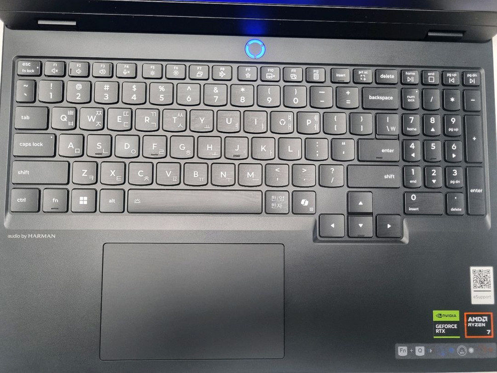 레노버 S급 리전 게이밍 노트북 RTX5060 배터리100% 이미지