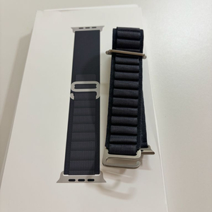 [곧삭제!오늘까지!!마지막가격!]애플워치 정품 울트라 알파인 루프 블랙 상태최상! 이미지