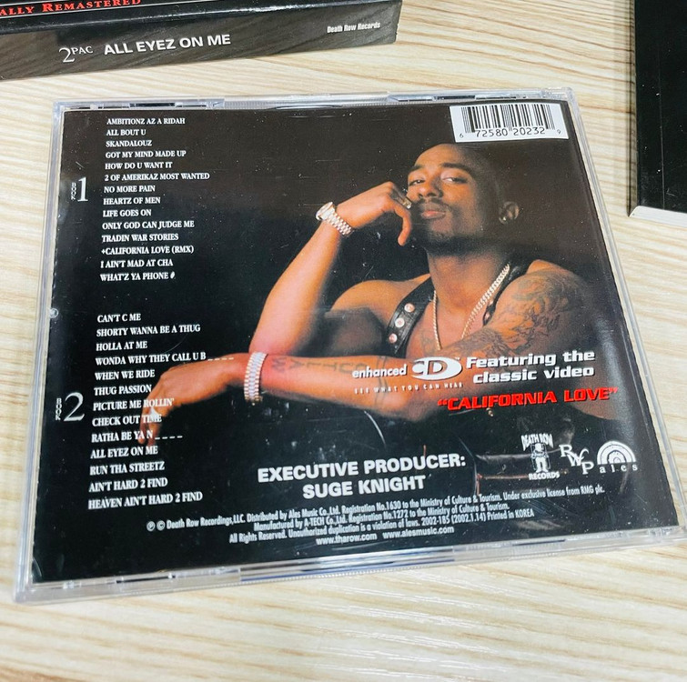 [중고음반/CD] 외힙 투팍 2PAC - all eyez on me (2CD) 이미지