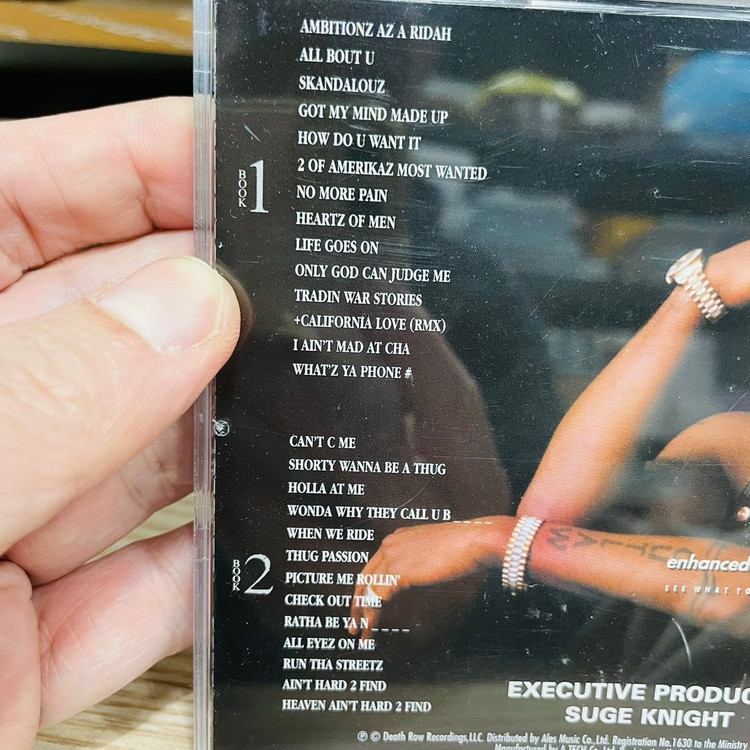 [중고음반/CD] 외힙 투팍 2PAC - all eyez on me (2CD) 이미지