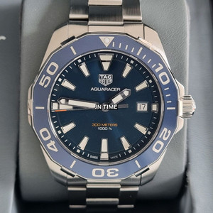 태그호이어 아쿠아레이서 300 41mm 쿼츠 청판 WAY111C(2020.12) 이미지