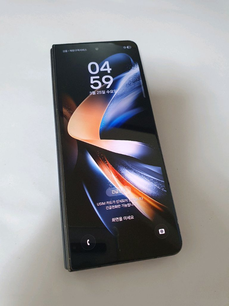 갤럭시폴드4 잔상없어요 256기가 블랙 이미지