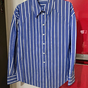 ORR 볼륨 슬리브 스트라이프 셔츠 M 이미지