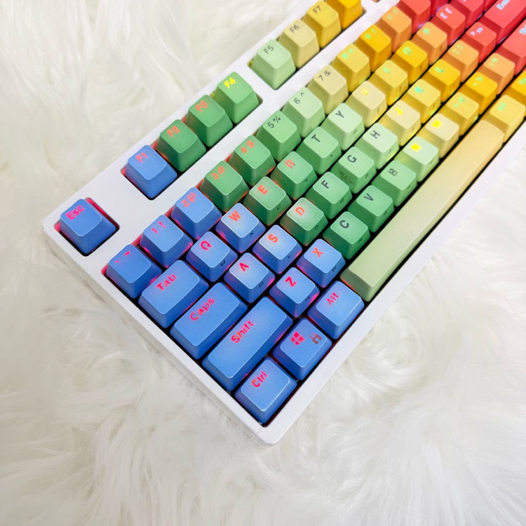 [당일출발]앱코 해커 K7900무지개키캡 게이밍 기계식키보드 이미지