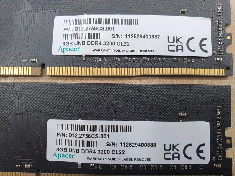 Apacer DDR4 3200 8GB x2 이미지