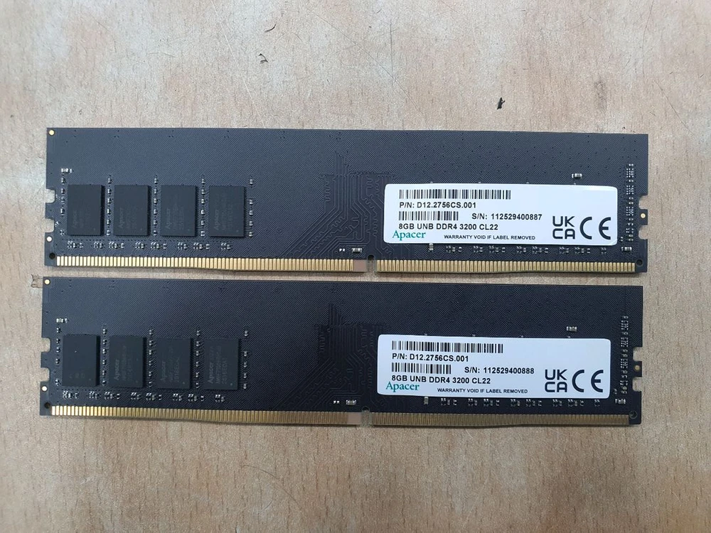 Apacer DDR4 3200 8GB x2 이미지