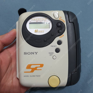 소니 스포츠워크맨 WM-FS222 카세트 라디오 부품용 이미지
