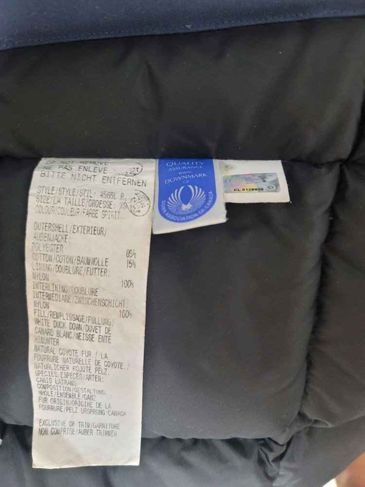 캐나다구스 익스퍼디션 네이비 패딩(여성 XS사이즈) 이미지