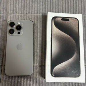 아이폰15프로 256GB 내추럴티타늄 이미지