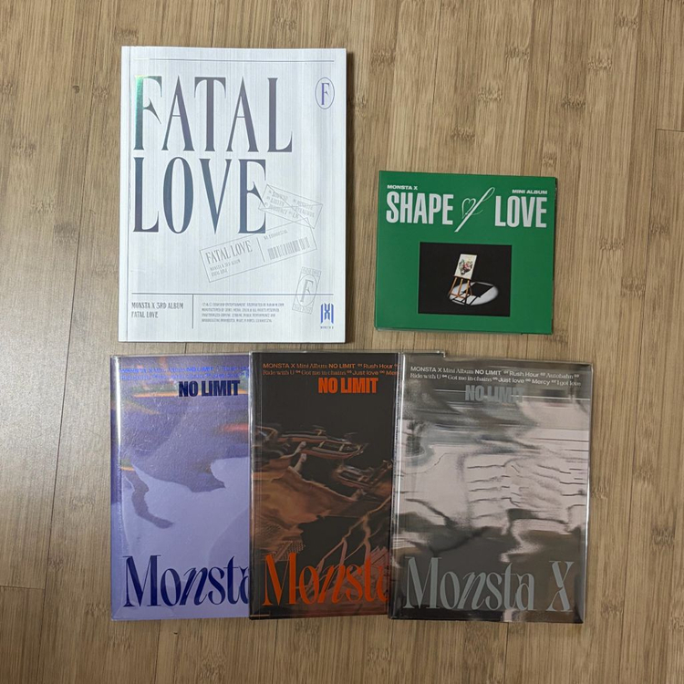 몬스타엑스 포카 및 앨범 이미지