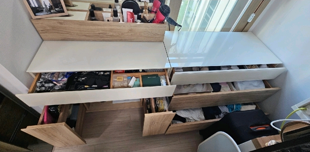 리바트 스타일 화장대, 서랍장 SET (일괄 판매) 이미지