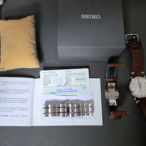 세이코 프리미어 srk033j1 남성시계 팝니다 이미지