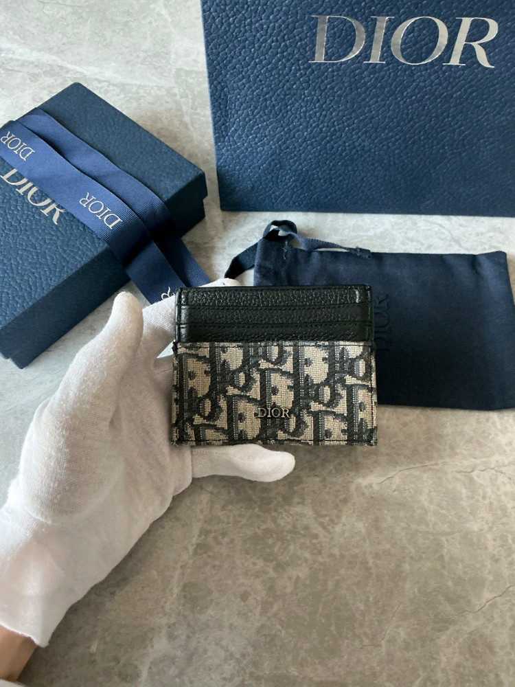 [정품] 디올 오블리크 카드지갑 새상품급 이미지