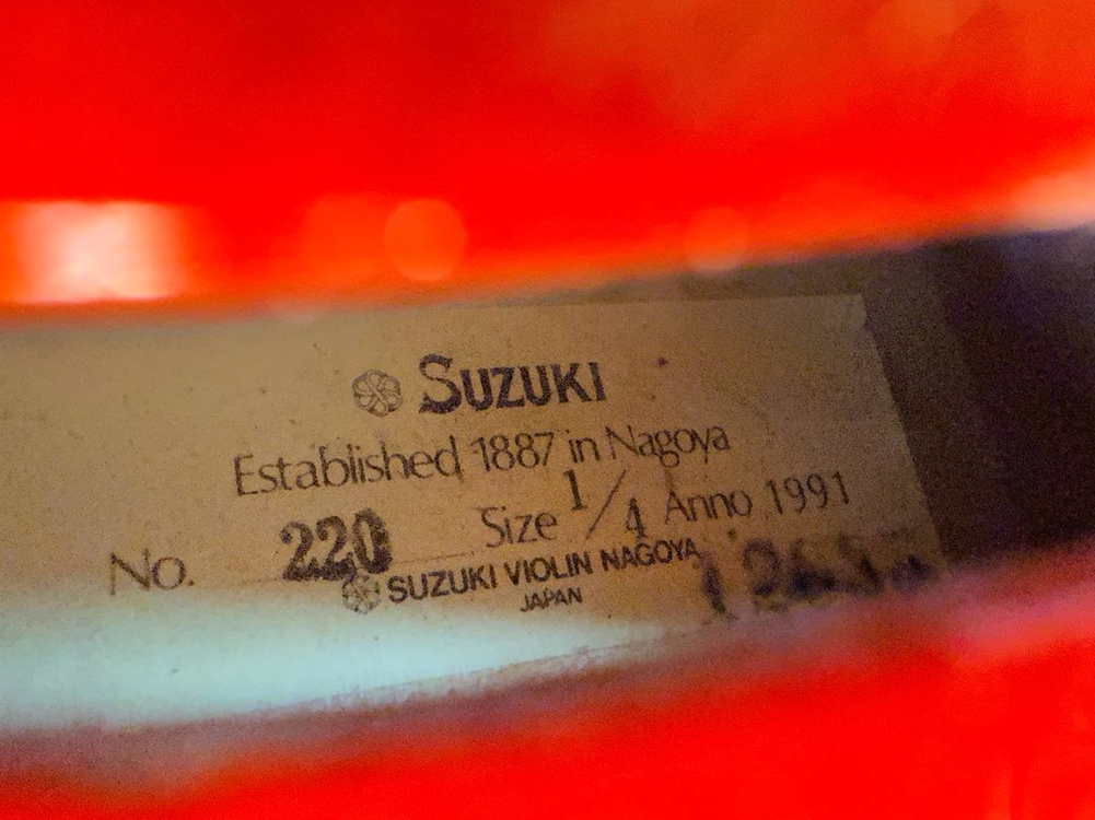 스즈키 바이올린, 상태 정상, 저학년용, 1/4 사이즈 20만원 이미지