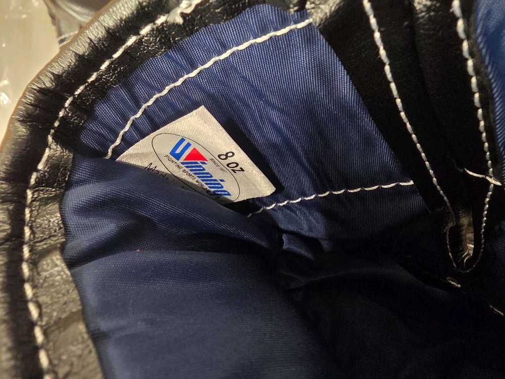 위닝글러브 8온스 벨크로 블랙 이미지