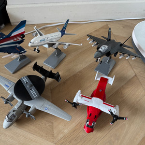 비행기 모형 5종 일괄 이미지