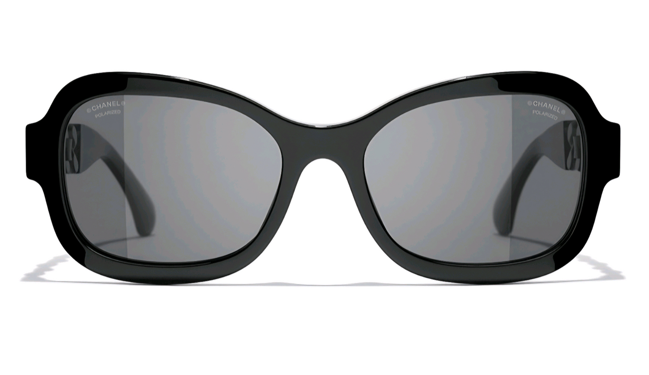 샤넬 체인 선글라스 블랙 새상품급 이미지