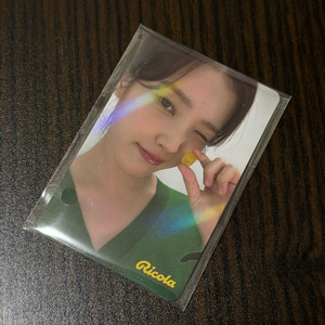 아이유 IU 리콜라 해외한정 포토카드 이미지