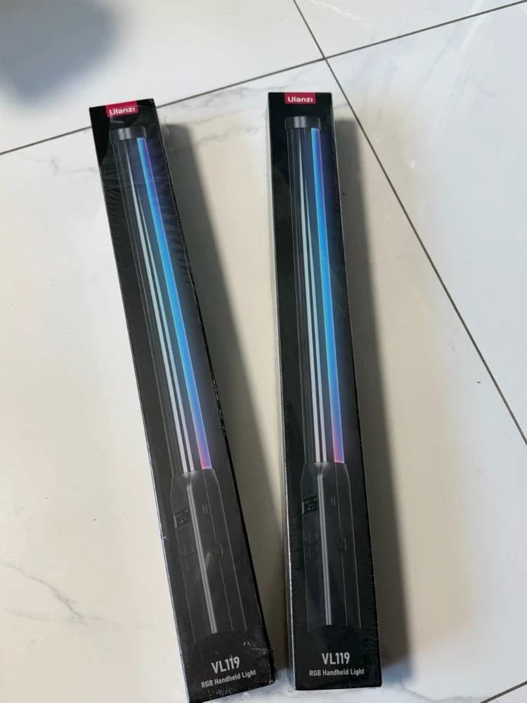 울란지ULANZI VL119 핸드헬드 라이트 완드 360 RGB LED 비디오 스틱 촬영용 이미지