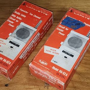 레트로 무전기 1대 (Lafayette 사의 HA-62A 무전기) 이미지