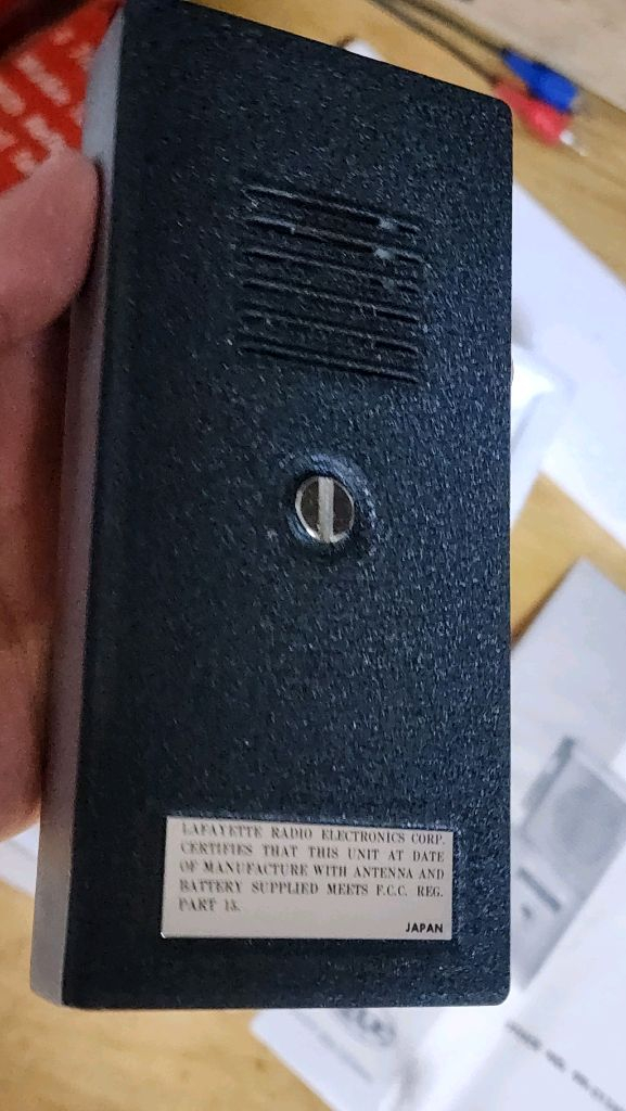 레트로 무전기 1대 (Lafayette 사의 HA-62A 무전기) 이미지