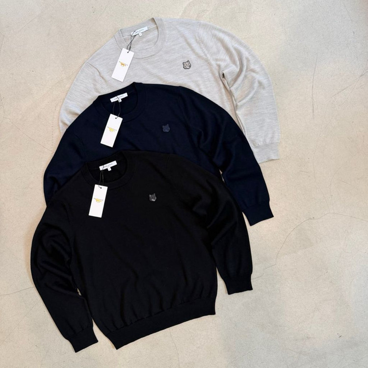 메종키츠네 맨투맨 니트 이미지