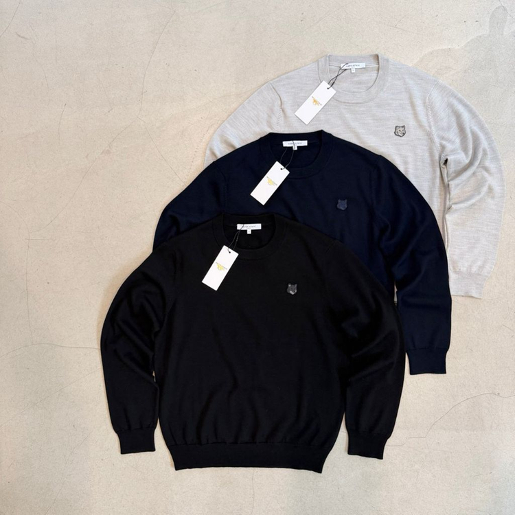 메종키츠네 맨투맨 니트 이미지